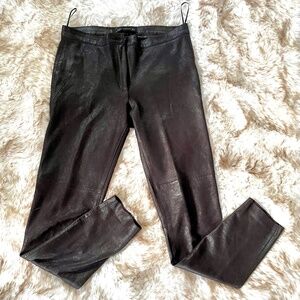 Zara Woman Faux Suede Pants/Leggings